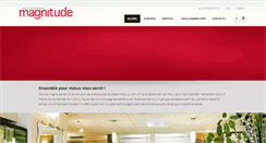 Desktop Screenshot of groupemagnitude.com